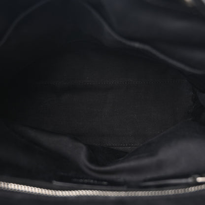 Saint Laurent Calfskin Y Quilted Monogram Small Loulou Backpack Black 5 of 10