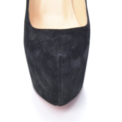 Christian Louboutin Suede Daffodile 160 Pumps Black 38.5 10 of 13