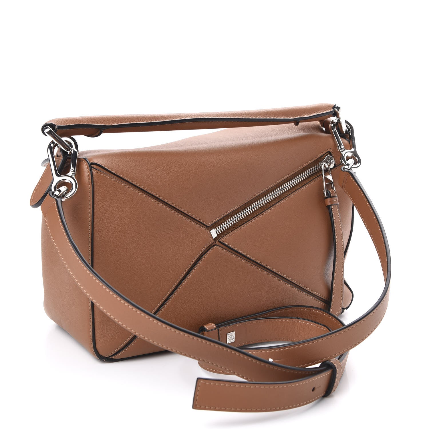 Loewe Calfskin Small Puzzle Bag Tan 3 of 9