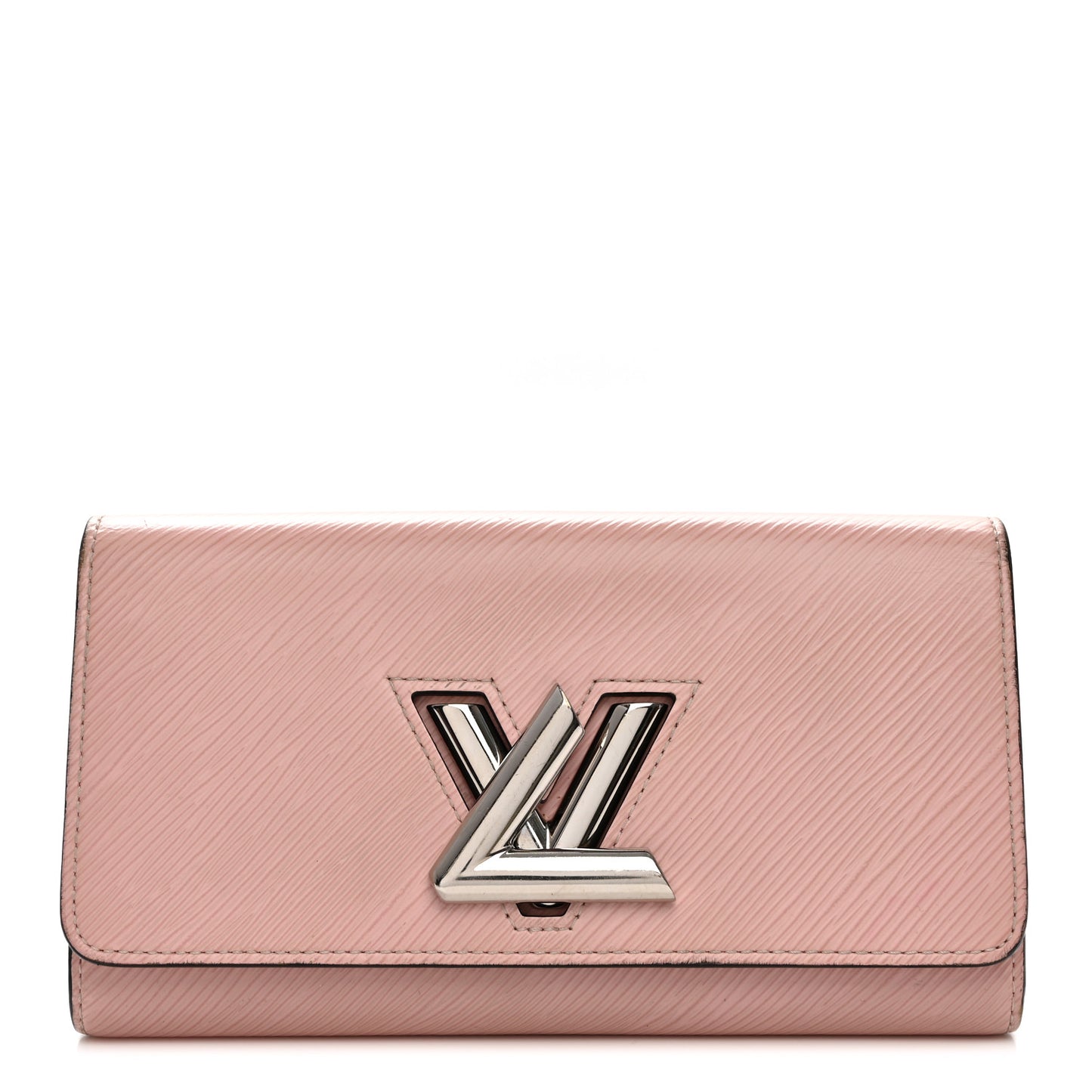 Epi Twist Wallet Rose Ballerine