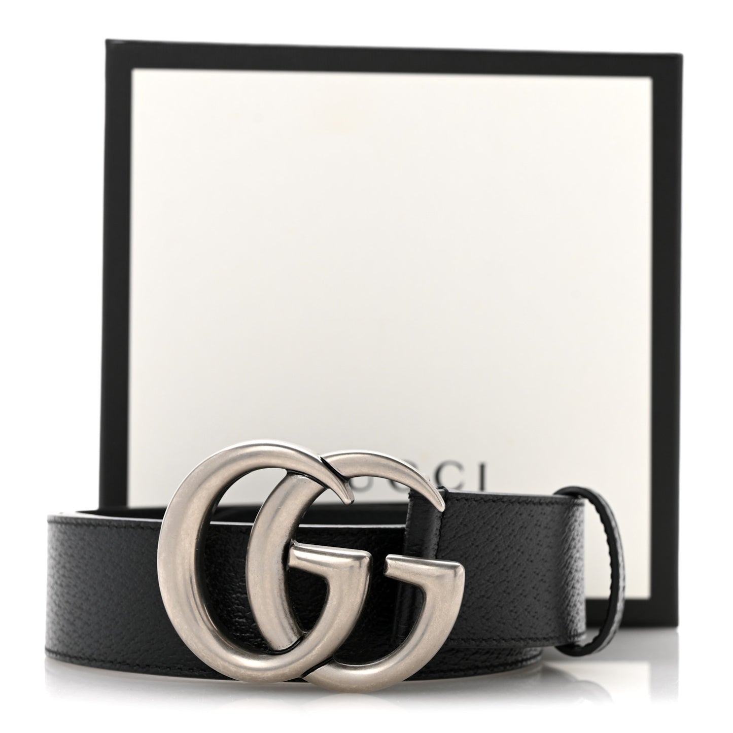 Textured Calfskin Double G 40mm Belt 95 38 Black 95 38 Black