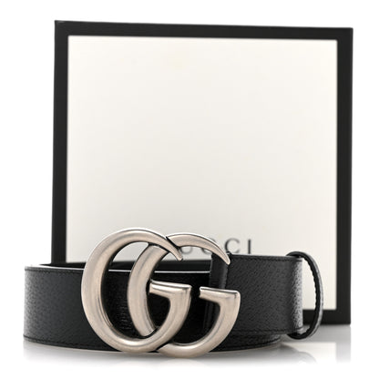 Gucci Textured Calfskin Double G 40mm Belt 95 38 Black 95 38 Black 8 of 8