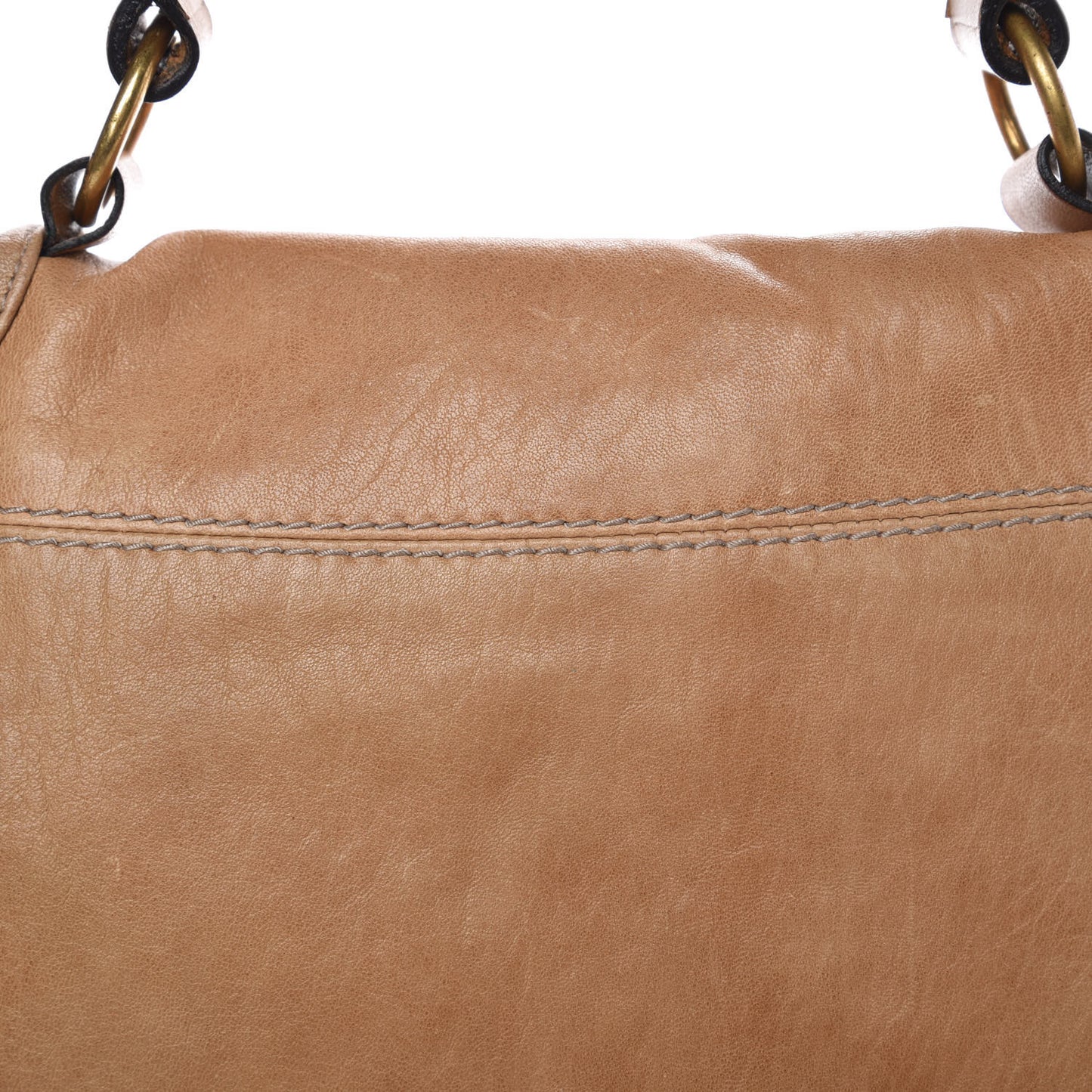 Calfskin Faithful Medium Tote Tan