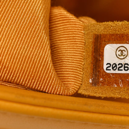 Chanel Lambskin Quilted Medium Boy Flap Yellow 7 of 11