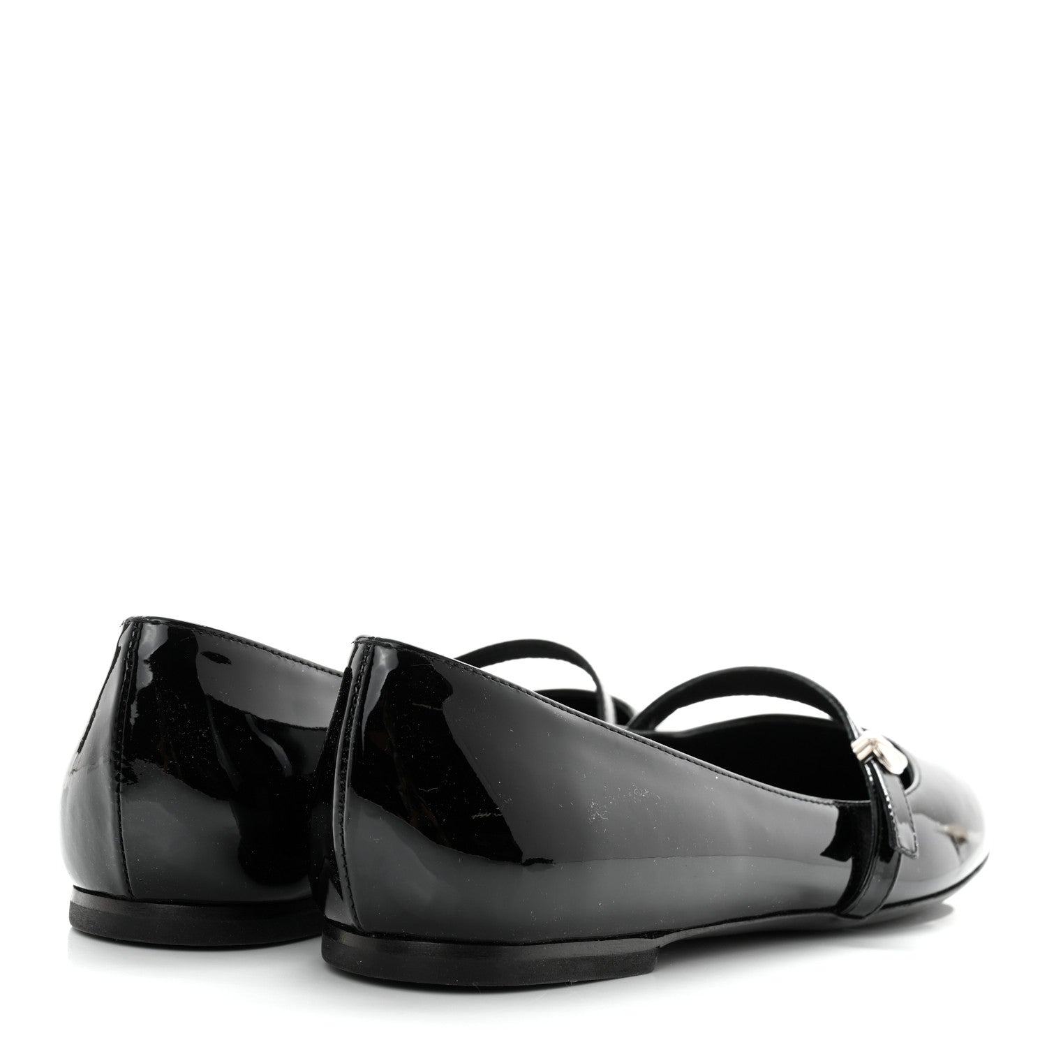 Louis Vuitton Patent Uniformes Ballerina Flat 37.5 Black 3 of 7