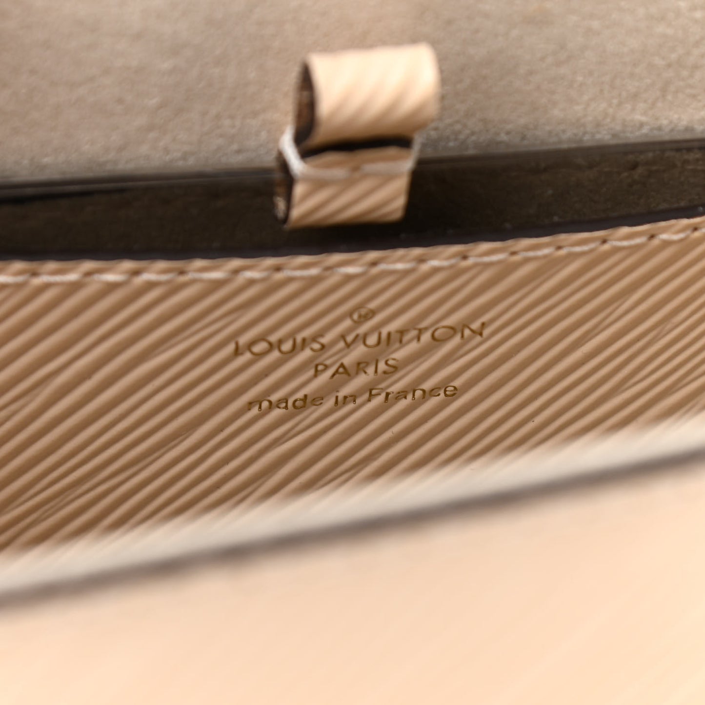 Monogram Epi Teddy Twist MM Creme