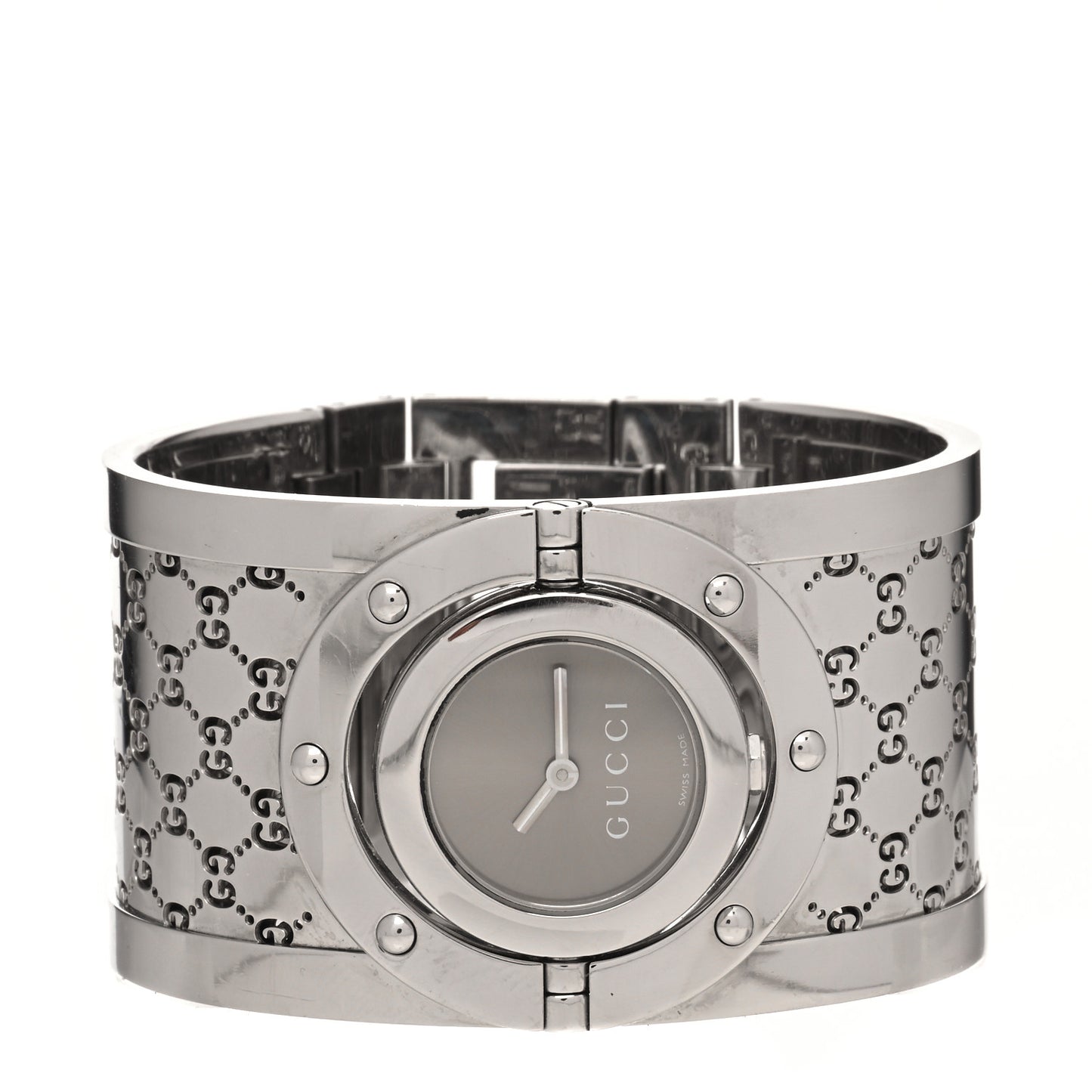 Stainless Steel 33mm Twirl Quartz Watch Brown