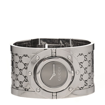 Gucci Stainless Steel 33mm Twirl Quartz Watch Brown 2 of 4