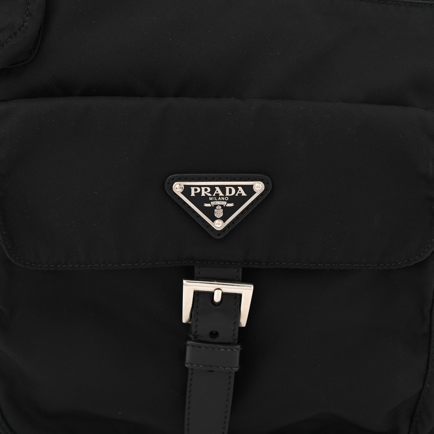 Nylon Vela Sling Messenger Bag Black