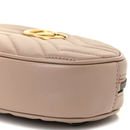 Gucci Calfskin Matelasse GG Marmont Belt Bag 95 38 Porcelain Rose 10 of 12