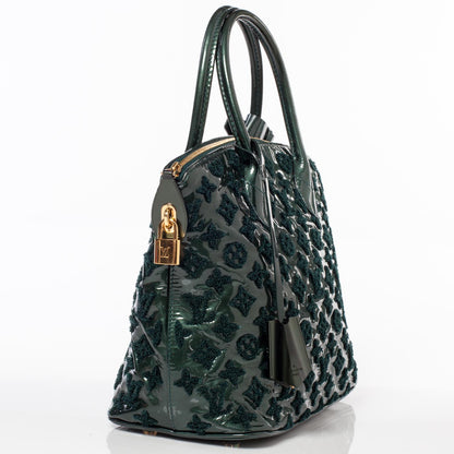 Louis Vuitton Patent Lambskin Fascination Lockit Vert Fonce 3 of 9