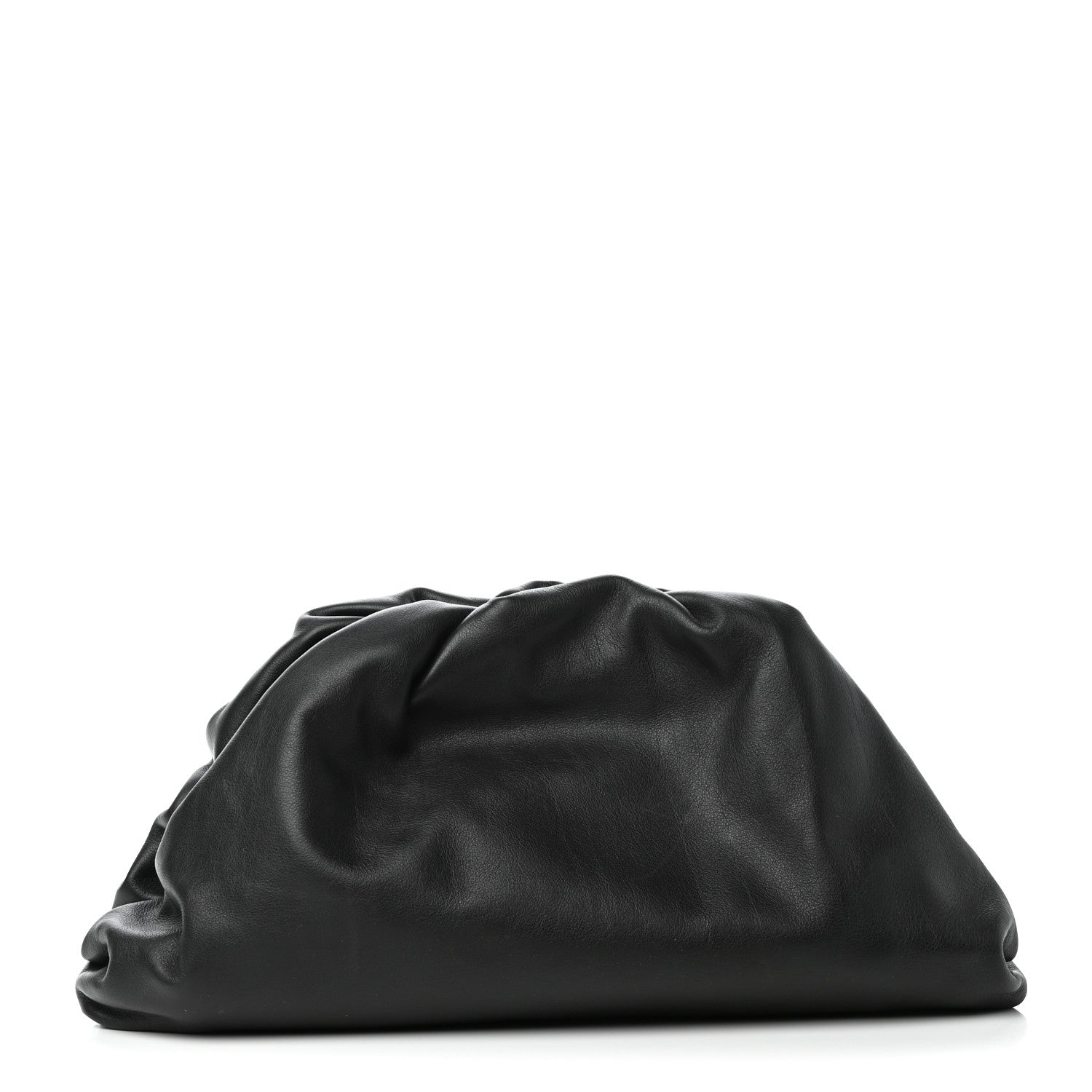 Bottega Veneta Smooth Butter Calf The Pouch Oversized Clutch Black 1 of 9