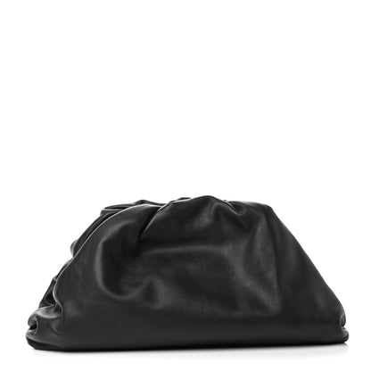 Bottega Veneta Smooth Butter Calf The Pouch Oversized Clutch Black 1 of 9