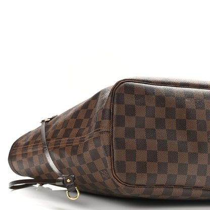 Louis Vuitton Damier Ebene Neo Neverfull MM Rose Ballerine 9 of 13