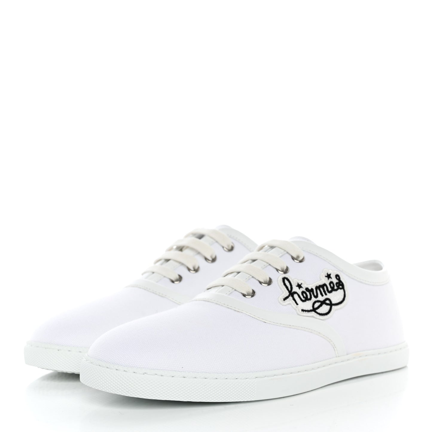 Canvas Embroidered Innocent Sneakers 39 White