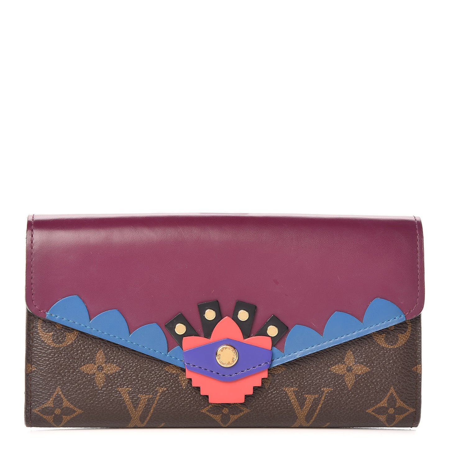 Monogram Totem Sarah Wallet Magenta