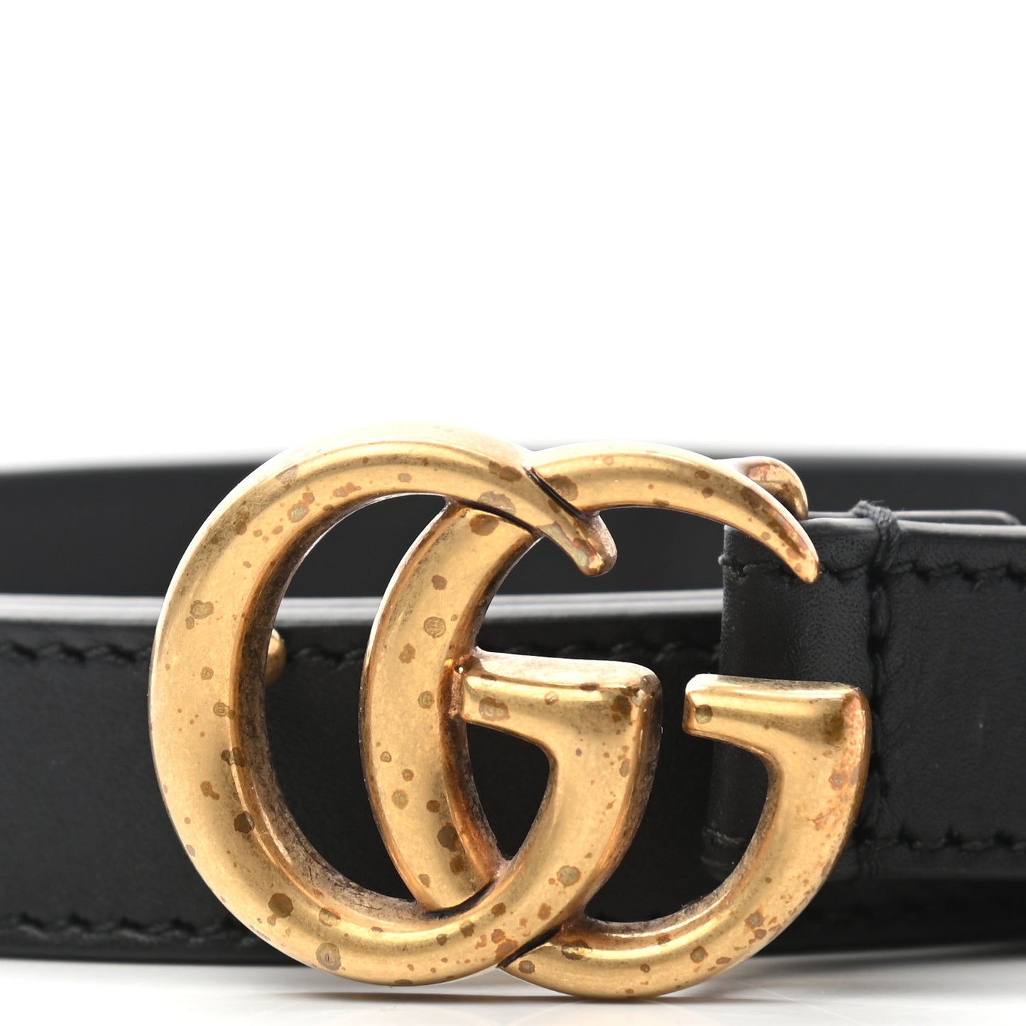 Calfskin Double G 20mm Belt 95 38 Black