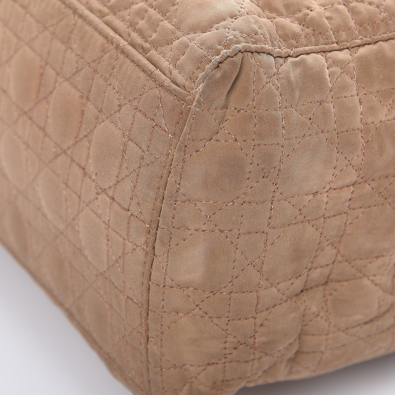 Christian Dior Nylon Cannage Medium Lady Dior Brown 16 of 17