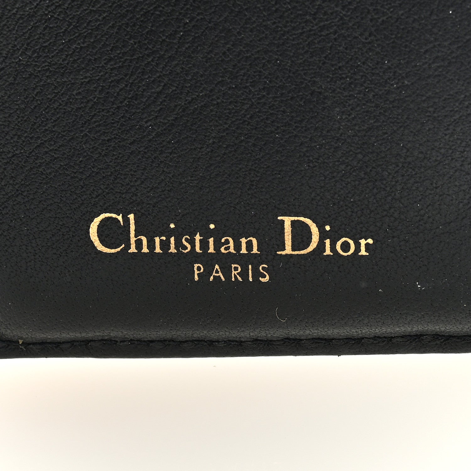 Christian Dior Oblique Saddle Card Holder Blue 6 of 6