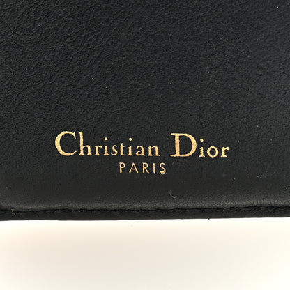 Christian Dior Oblique Saddle Card Holder Blue 6 of 6