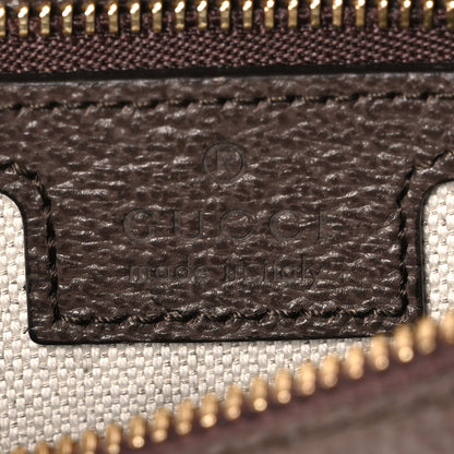 Gucci GG Supreme Monogram Web Small Ophidia Top Handle Bag Beige Ebony 6 of 10