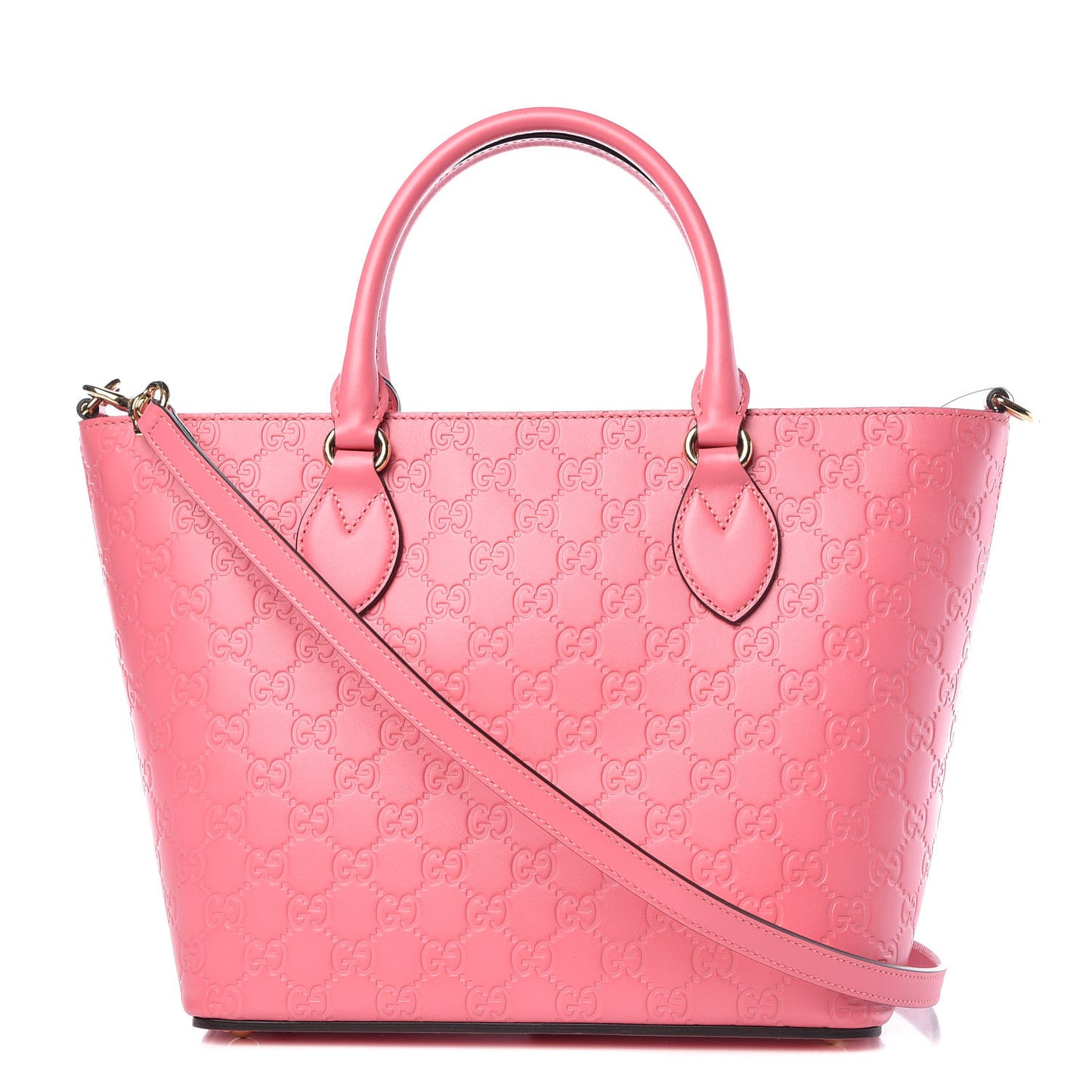 Guccissima Small Zippered Bucket Tote Flush