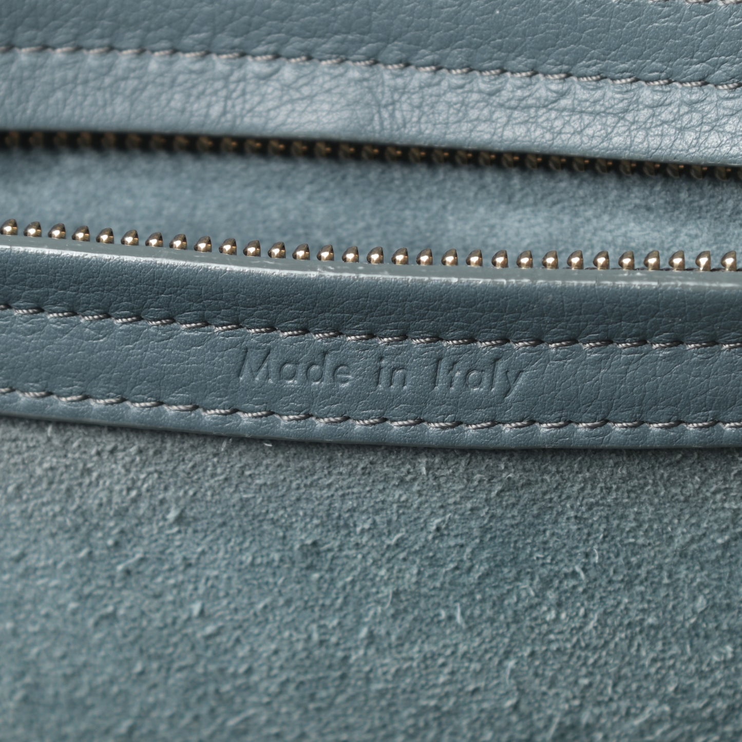 Supple Calfskin Medium Phantom Luggage Slate Blue