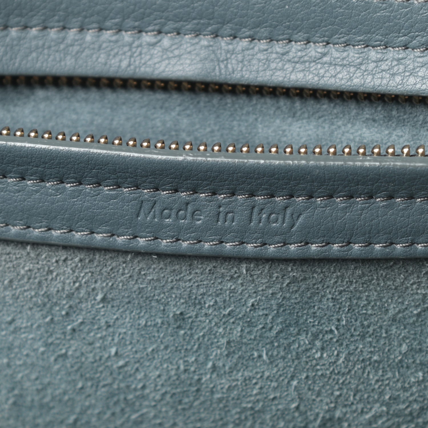 Celine Supple Calfskin Medium Phantom Luggage Slate Blue 7 of 22