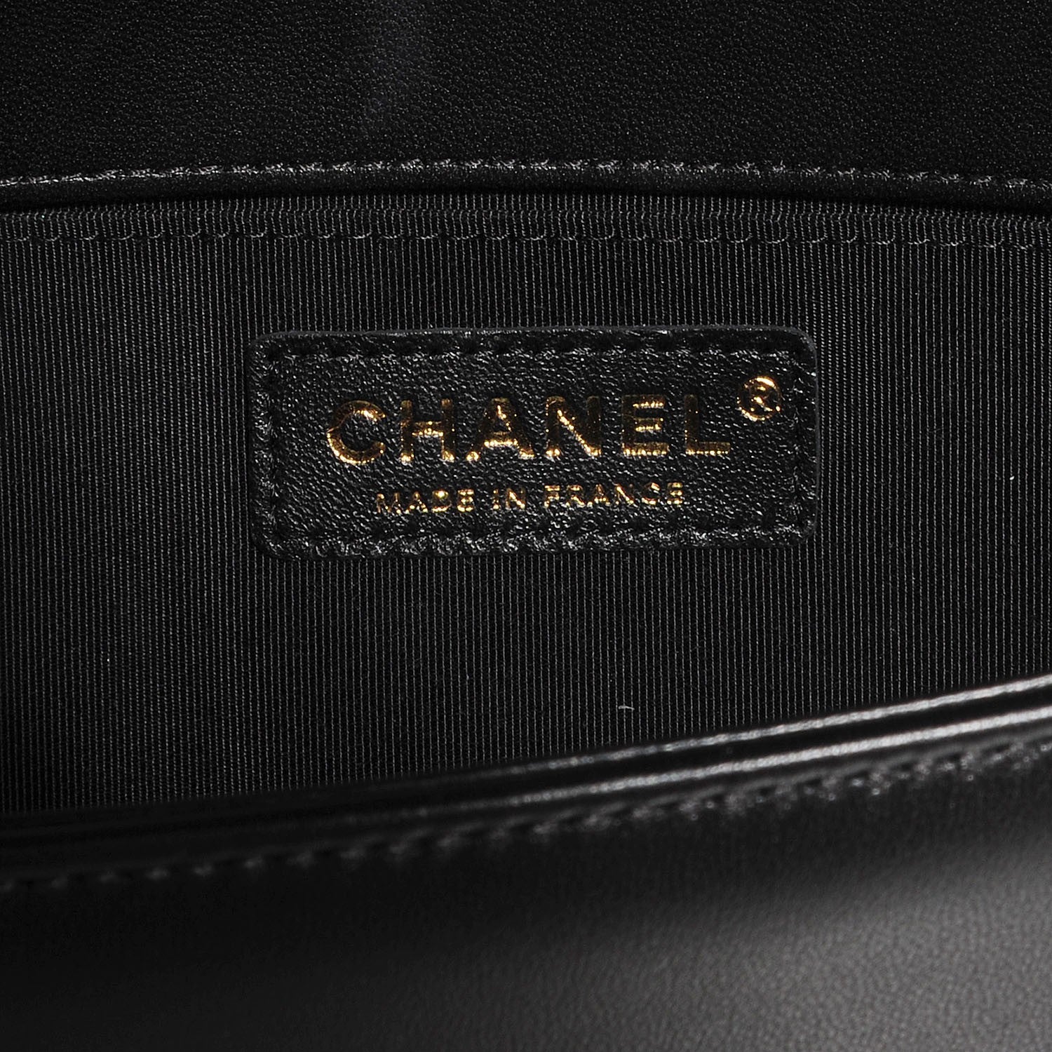 Chanel Lambskin Quilted Medium Boy Flap Black 7 of 9