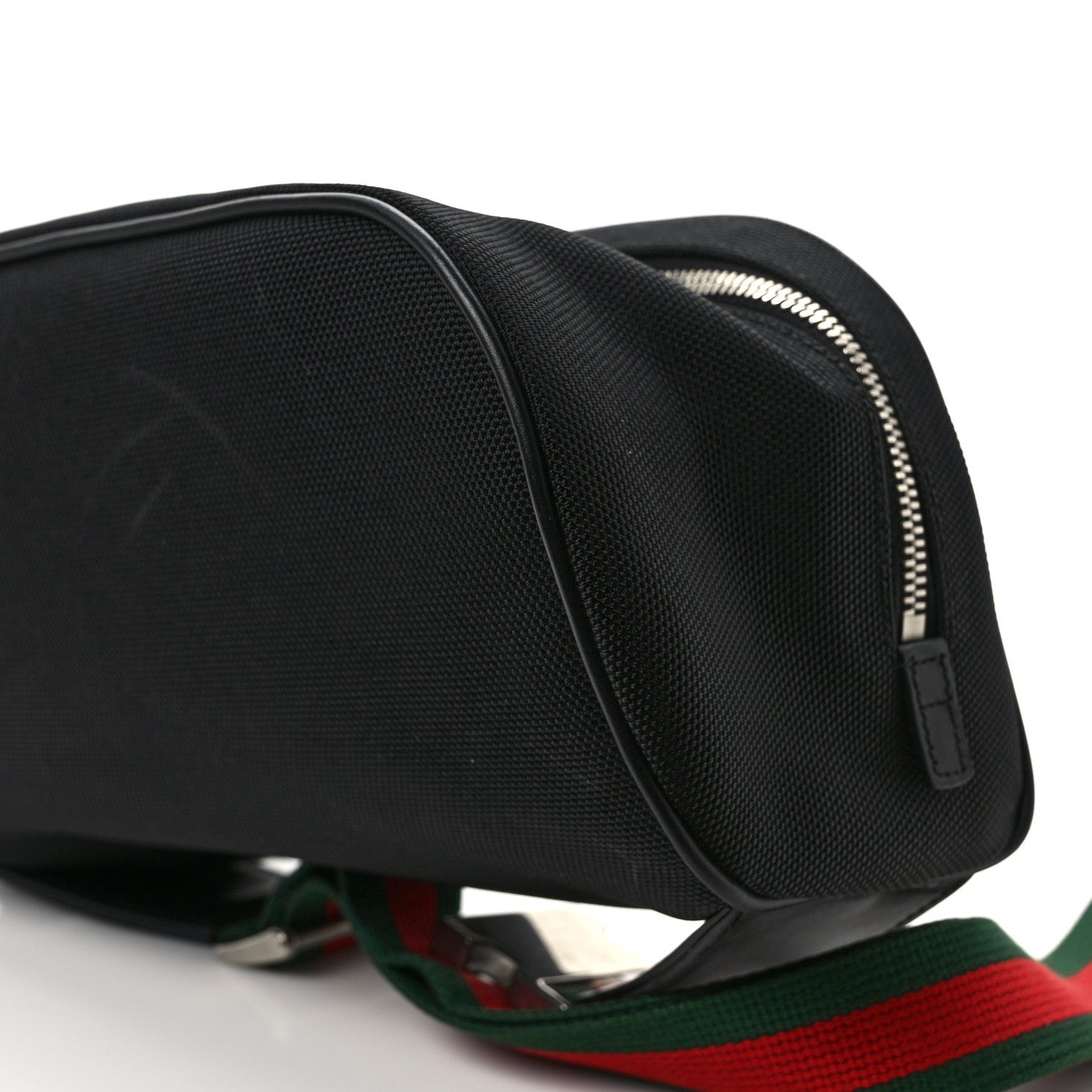 Gucci Techno Canvas Web Large Belt Bag Black 9 of 10