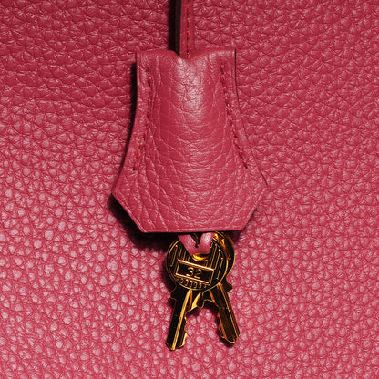 Hermes Taurillon Clemence Birkin 40 Bois de Rose 9 of 25