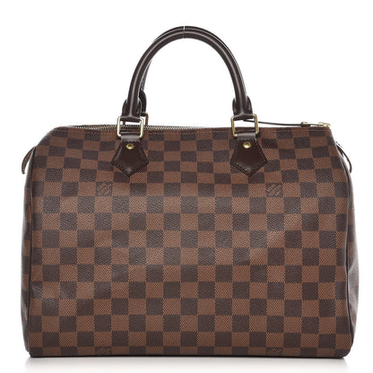 Louis Vuitton Damier Ebene Speedy 30 1 of 8
