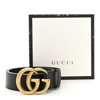 Gucci Calfskin Double G 40mm Belt 80 32 Black 6 of 6