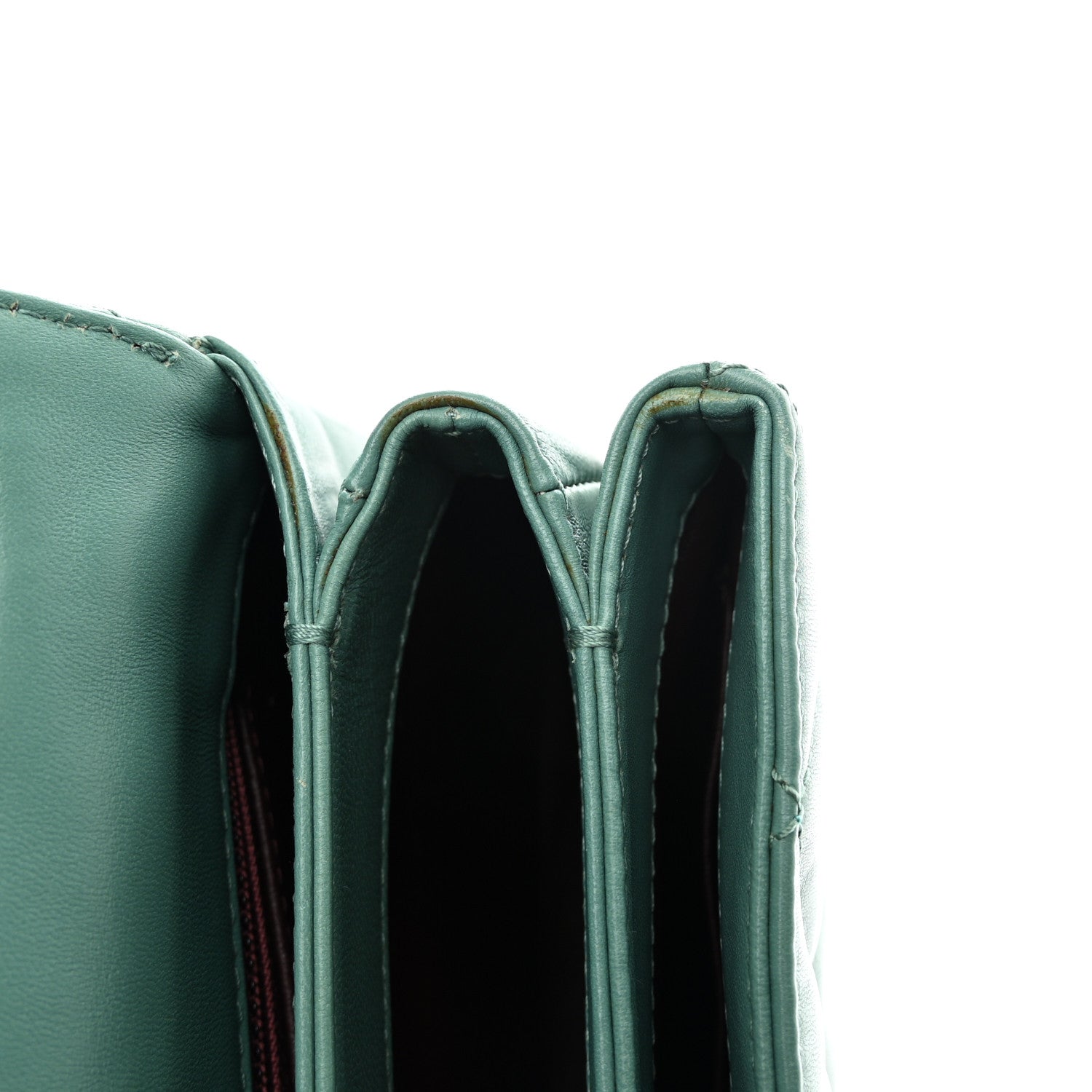 Chanel Lambskin Quilted Small Trendy CC Flap Dual Handle Bag Green 10 of 12