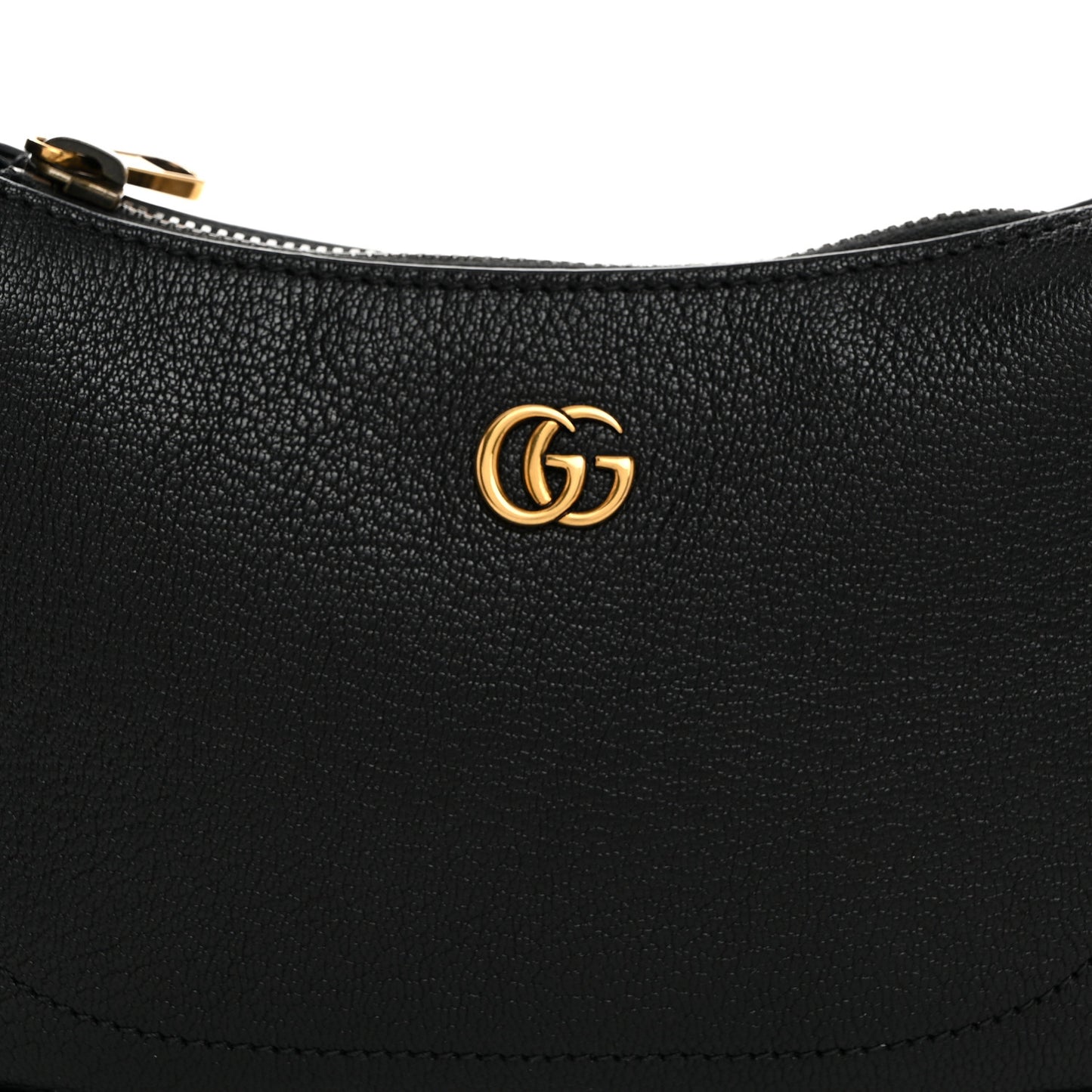 Goatskin Mini Aphrodite Shoulder Bag Black