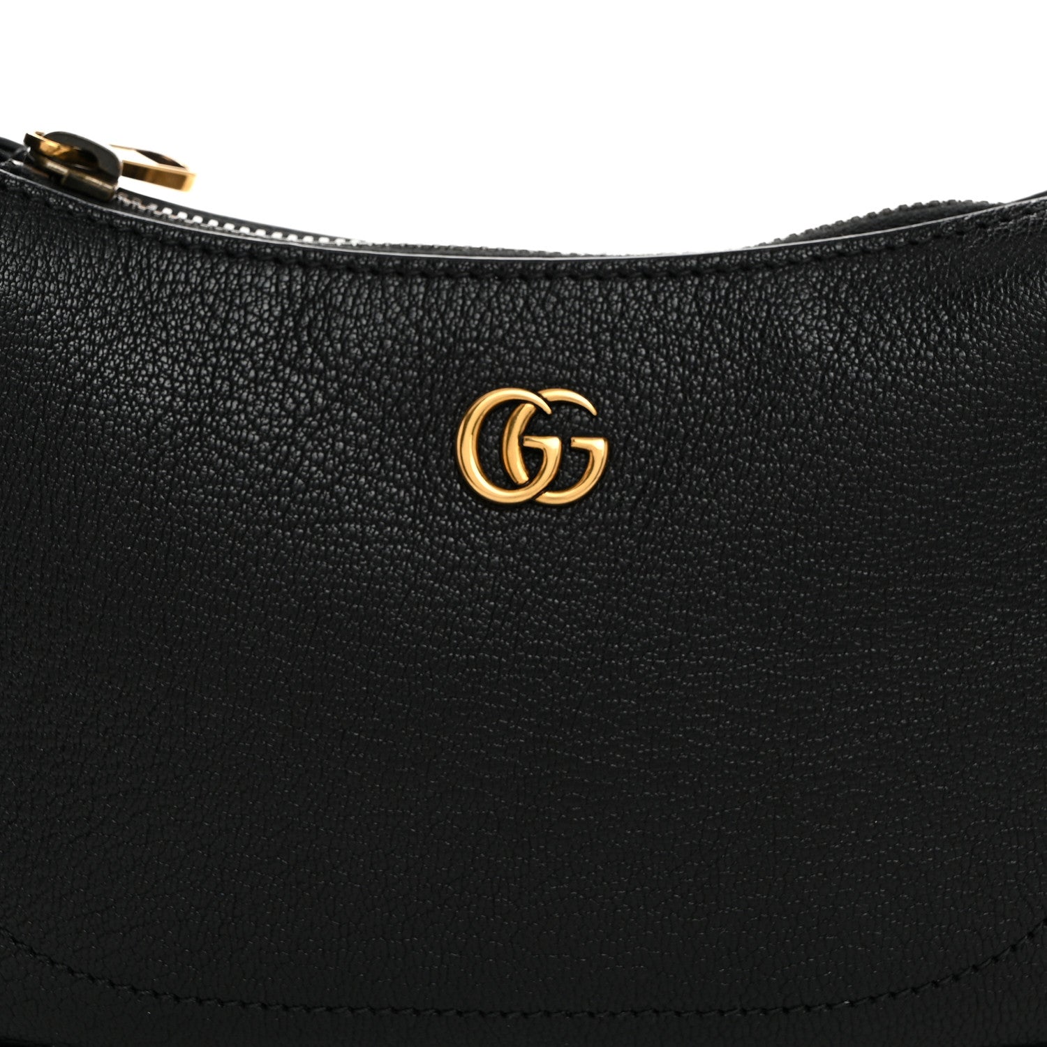 Gucci Goatskin Mini Aphrodite Shoulder Bag Black 8 of 10