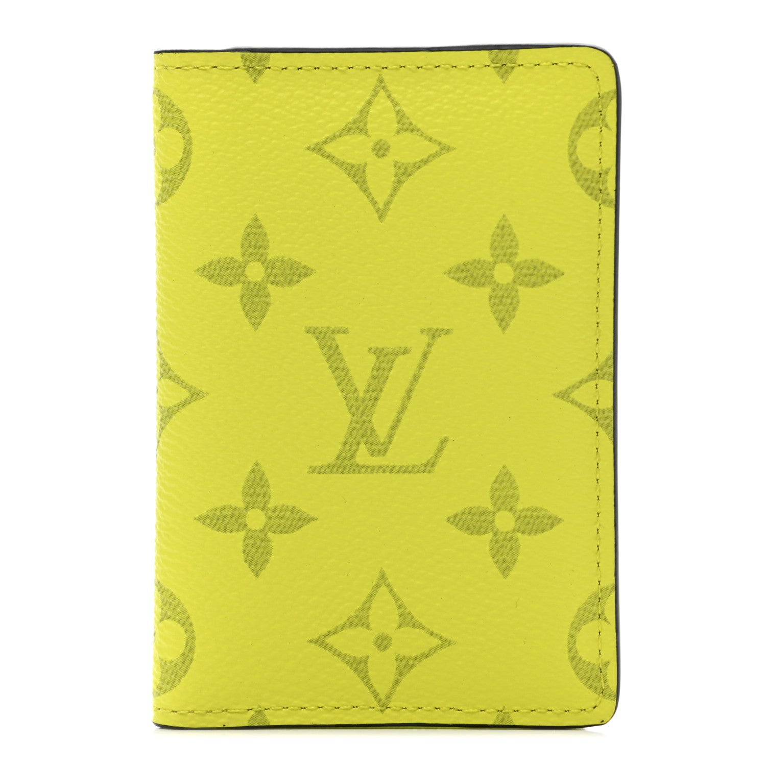 Louis Vuitton Monogram Taiga Pocket Organizer Yellow 1 of 8
