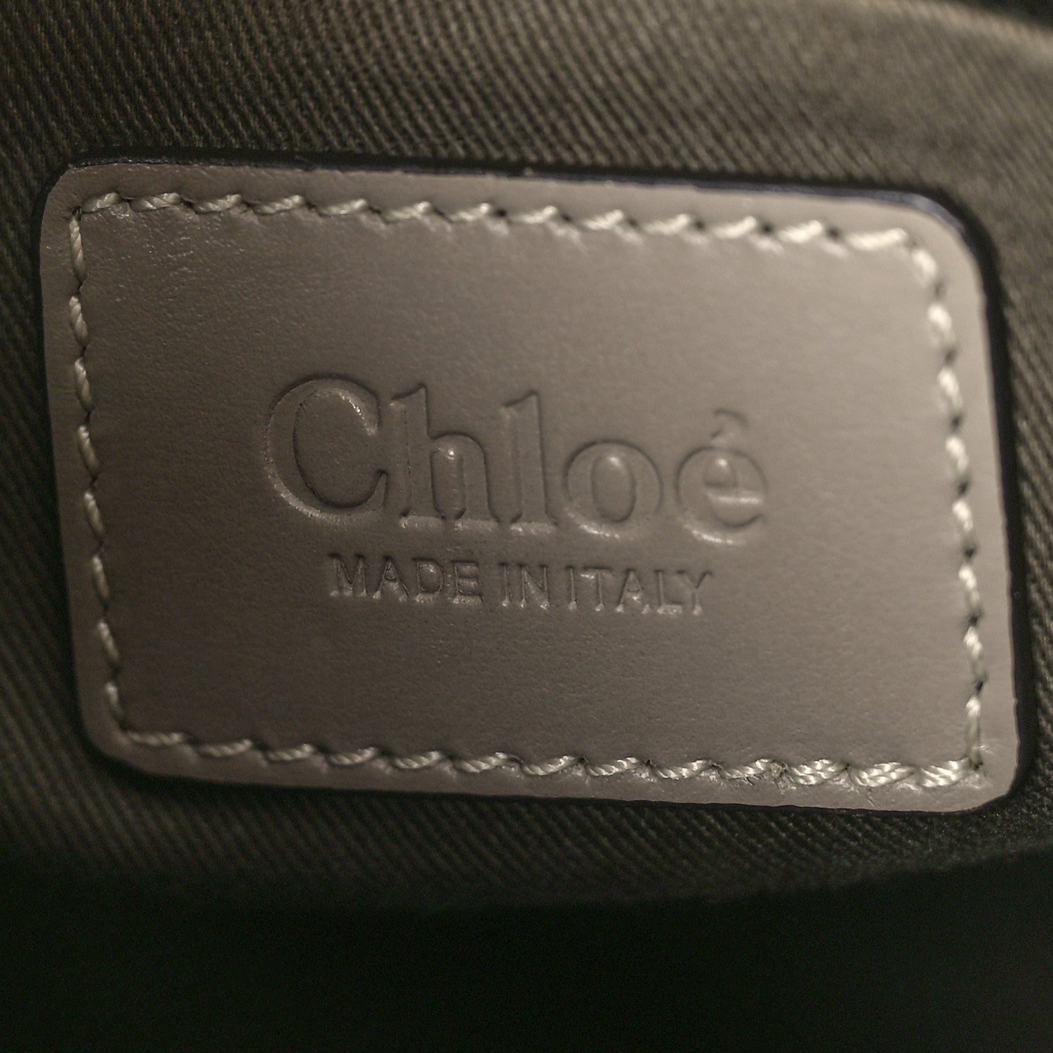 Chloe Calfskin Medium Marcie Saddle Shoulder Bag Motty Grey 6 of 8