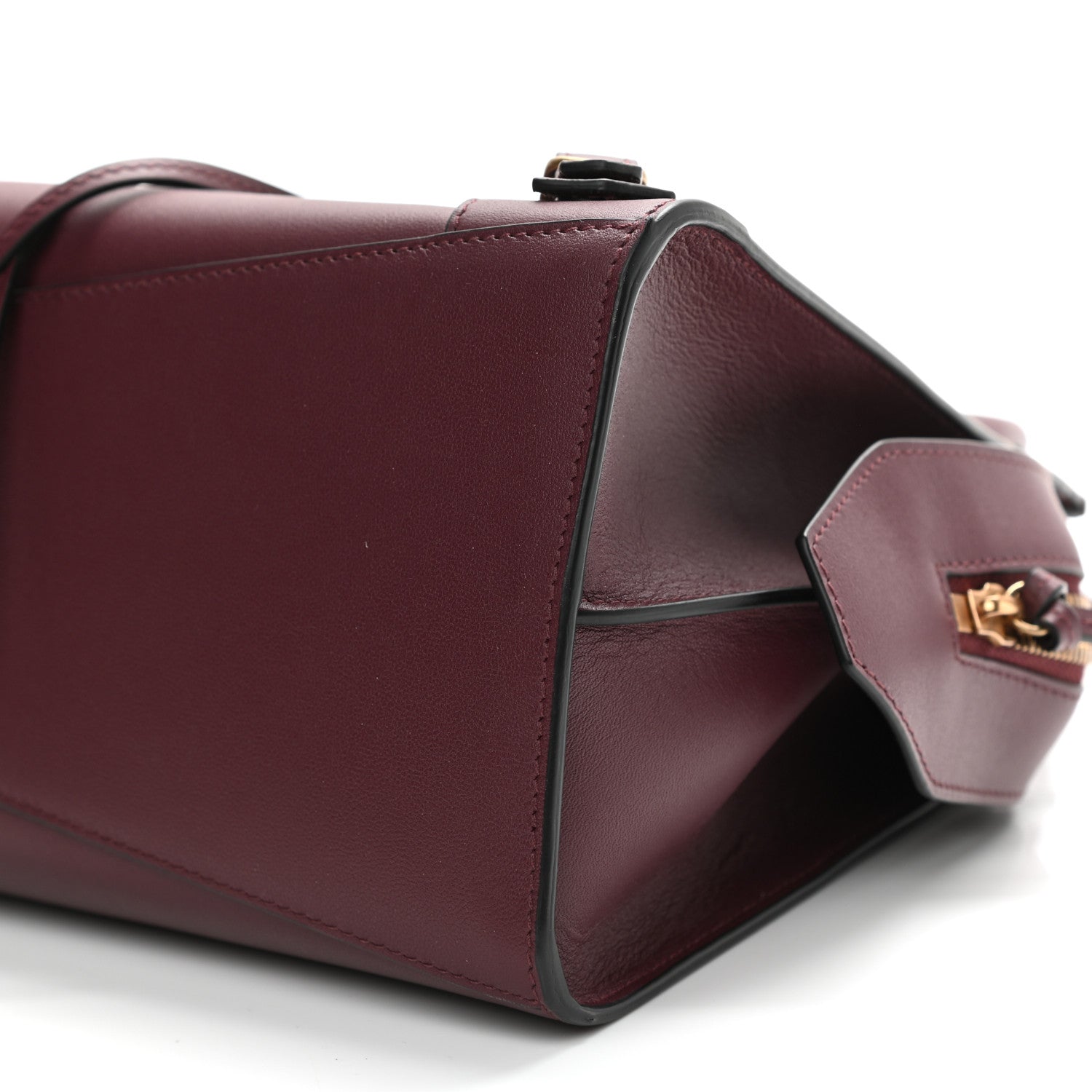 Balenciaga Smooth Calfskin Brass Hardware Neo Classic S City Burgundy 10 of 10