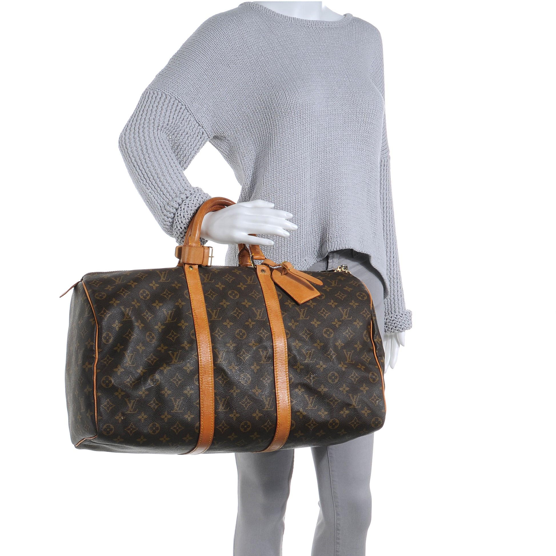 Louis Vuitton Monogram Keepall 50 Luggage 2 of 8