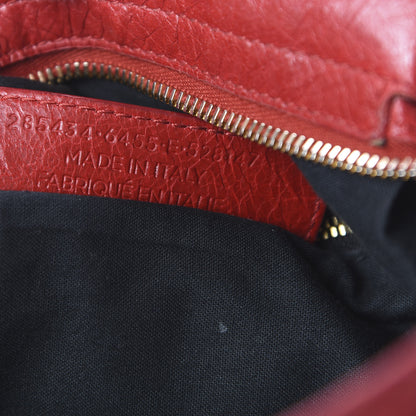 Balenciaga Agneau Giant 12 Gold Hardware Town Rouge Lipstick 9 of 11