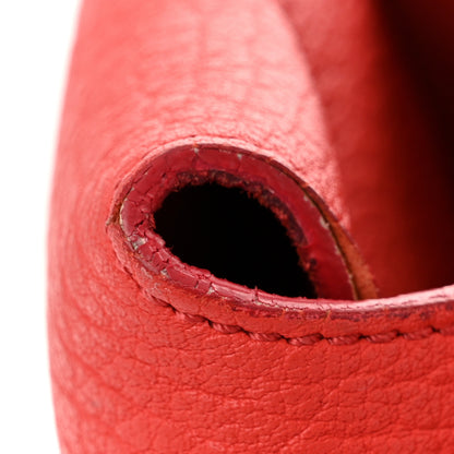 Celine Crisped Calfskin Small Tie Knot Tote Vermillion 15 of 16