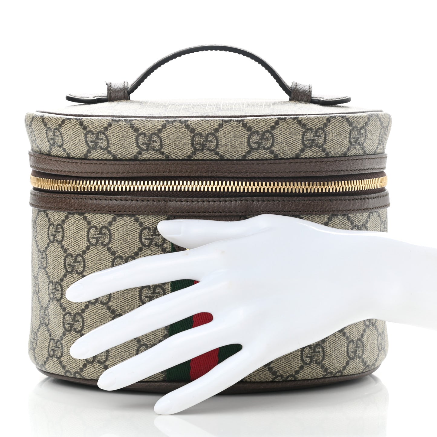 GG Supreme Monogram Ophidia Vanity Cosmetic Case