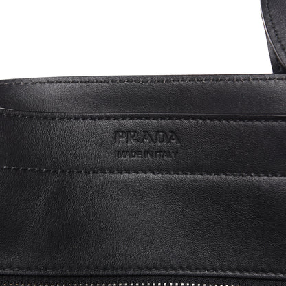 Prada Grace Lux Light Ouverture Large Tote Argilla Black 7 of 9