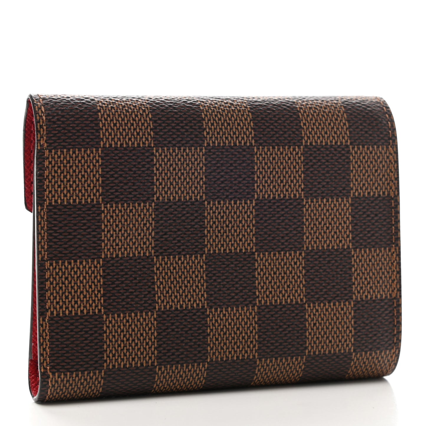 Damier Ebene Victorine Wallet Red