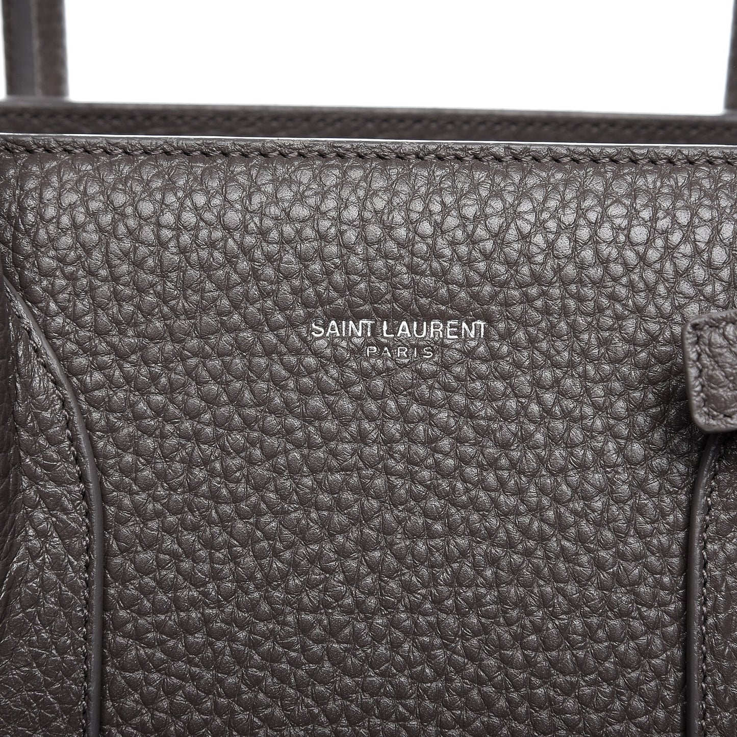 Grained Calfskin Large Sac de Jour Carryall Earth