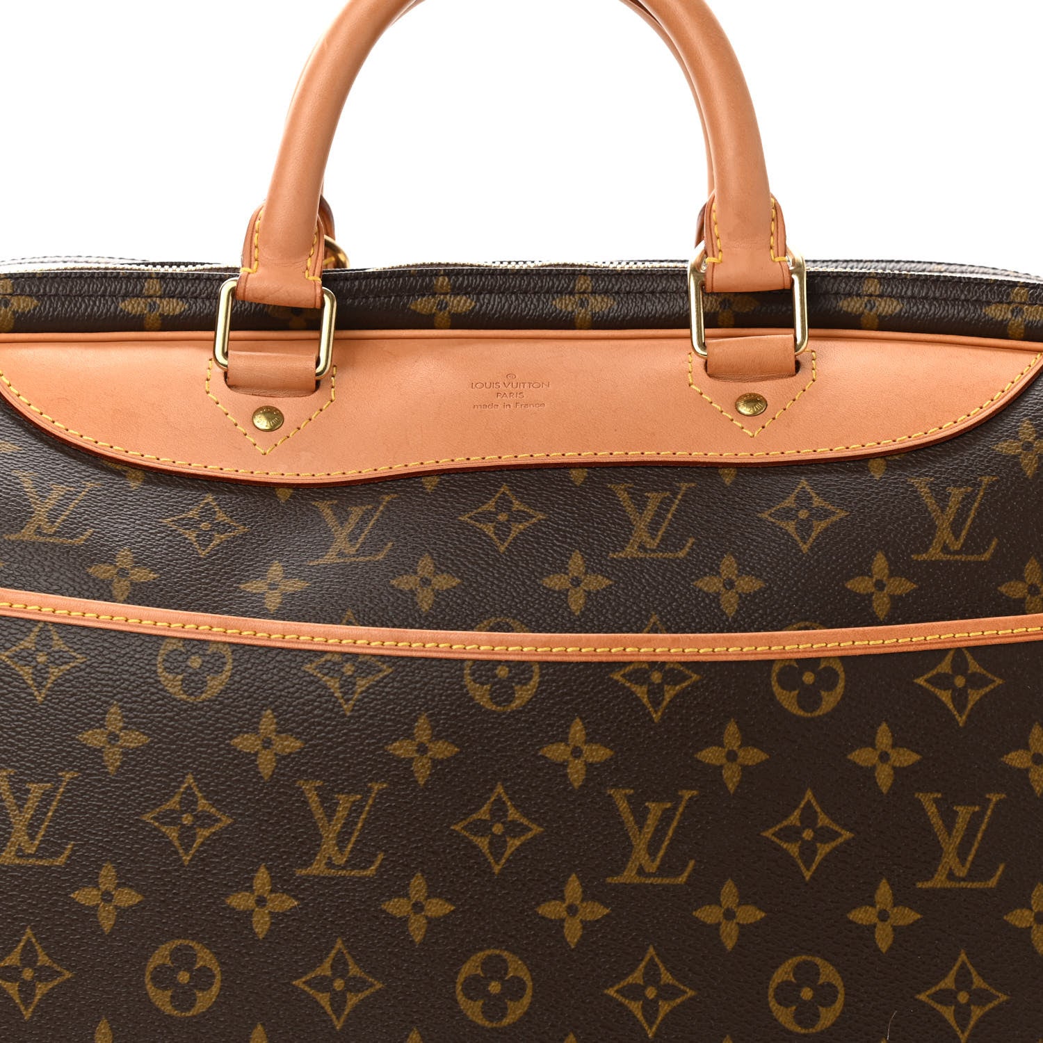 Louis Vuitton Monogram Alize 2 Compartment Luggage Travel Bag 10 of 14