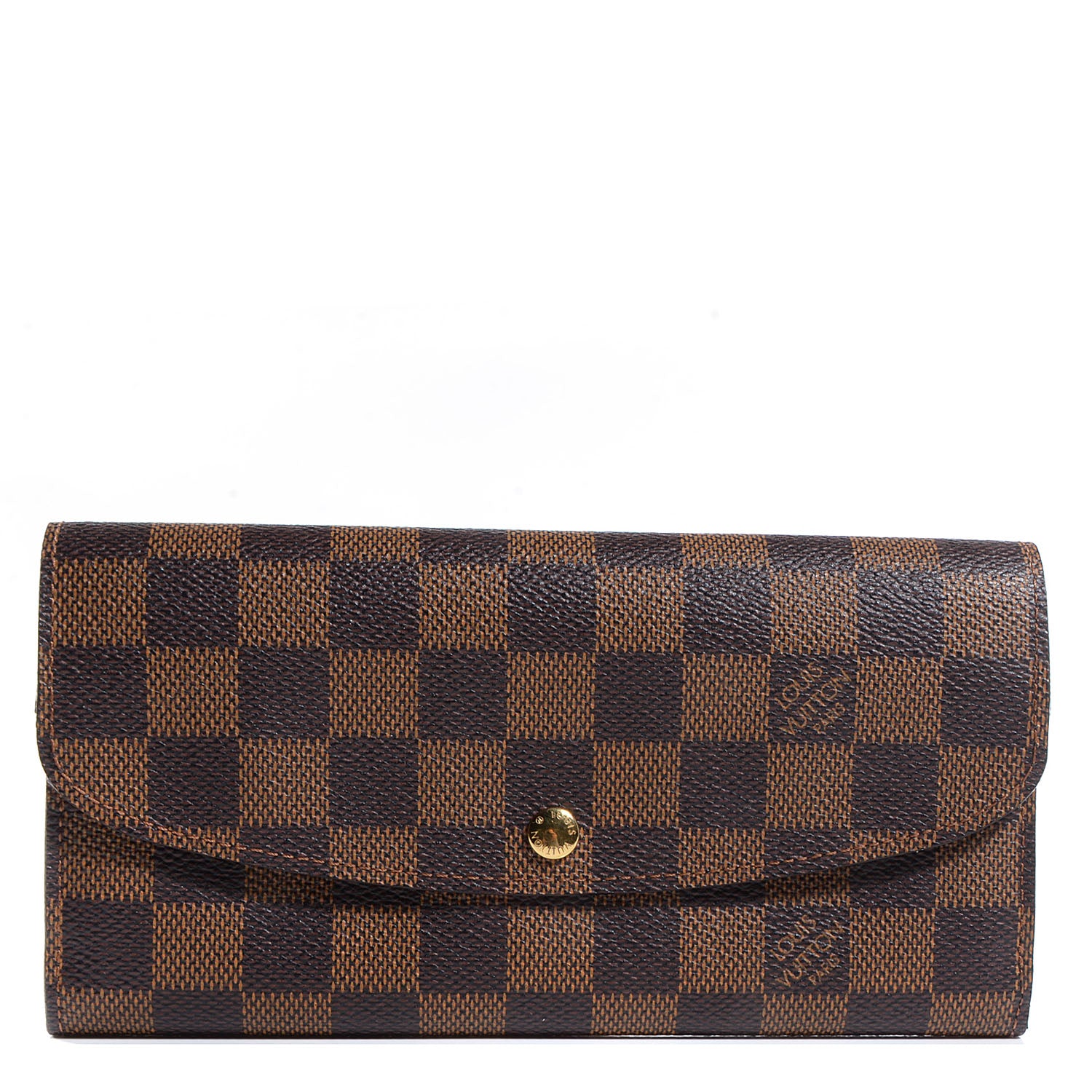 Louis Vuitton Damier Ebene Emilie Wallet 1 of 8