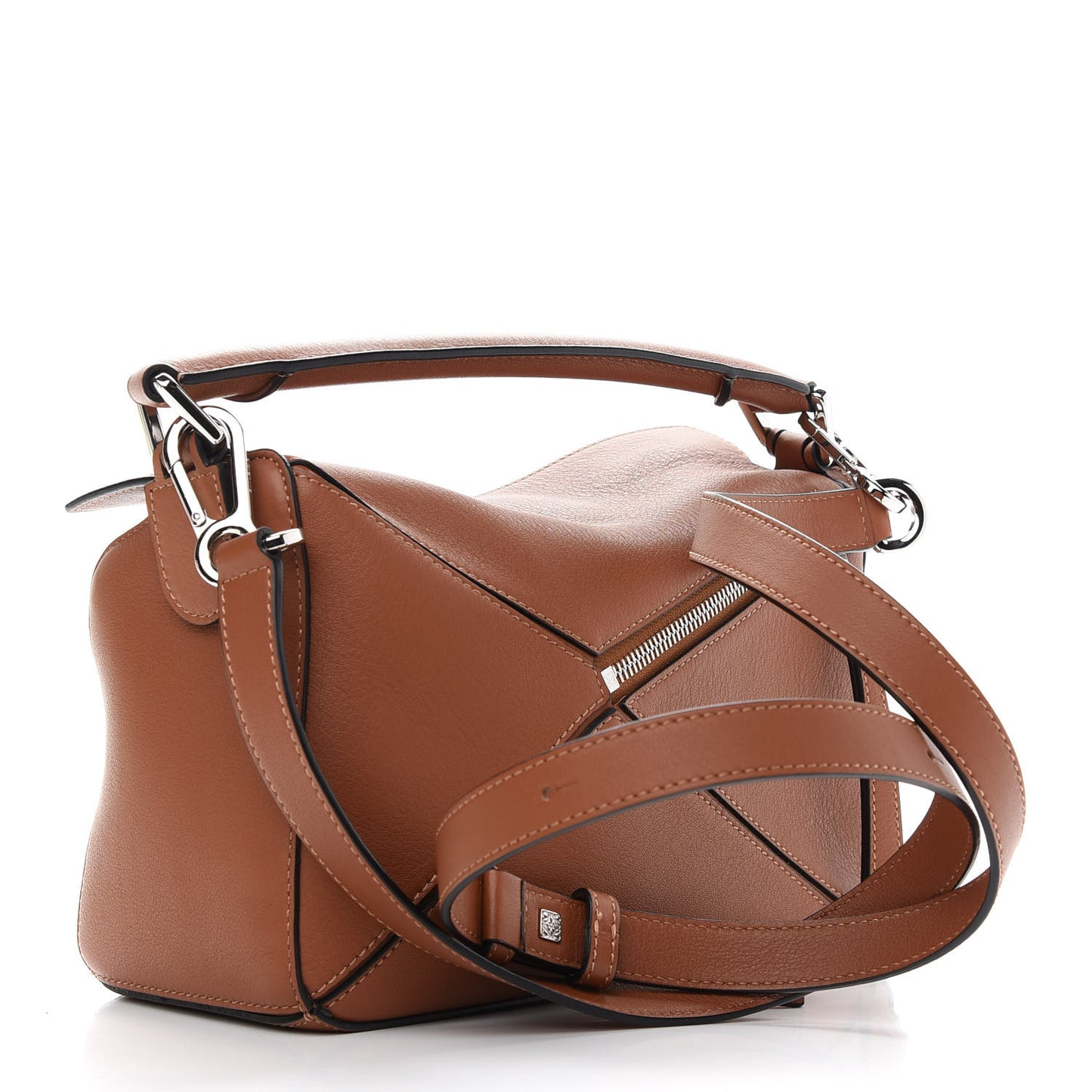 Calfskin Small Puzzle Bag Tan