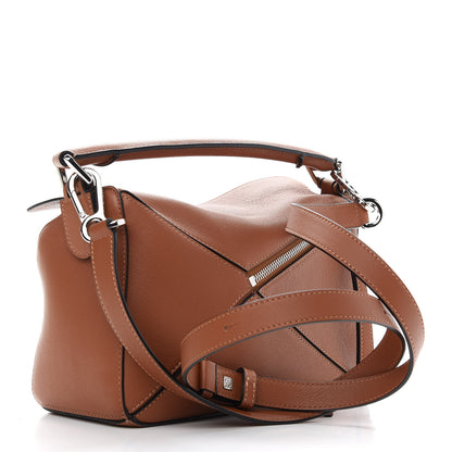 Loewe Calfskin Small Puzzle Bag Tan 3 of 9